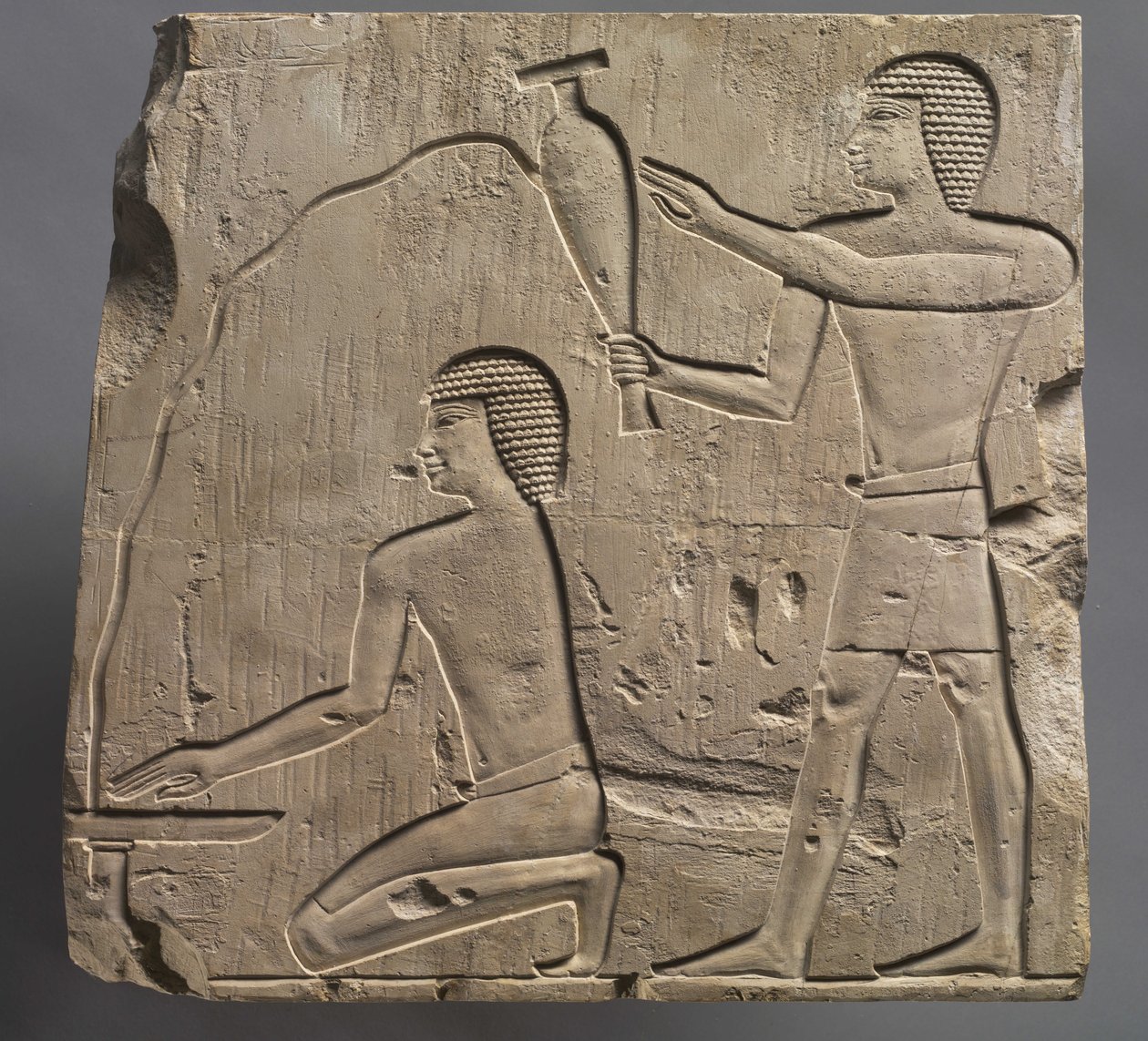 Cenaze Ayinlerini Gerçekleştiren Rahipler, MÖ 667-647 dolayları by Late Period Egyptian