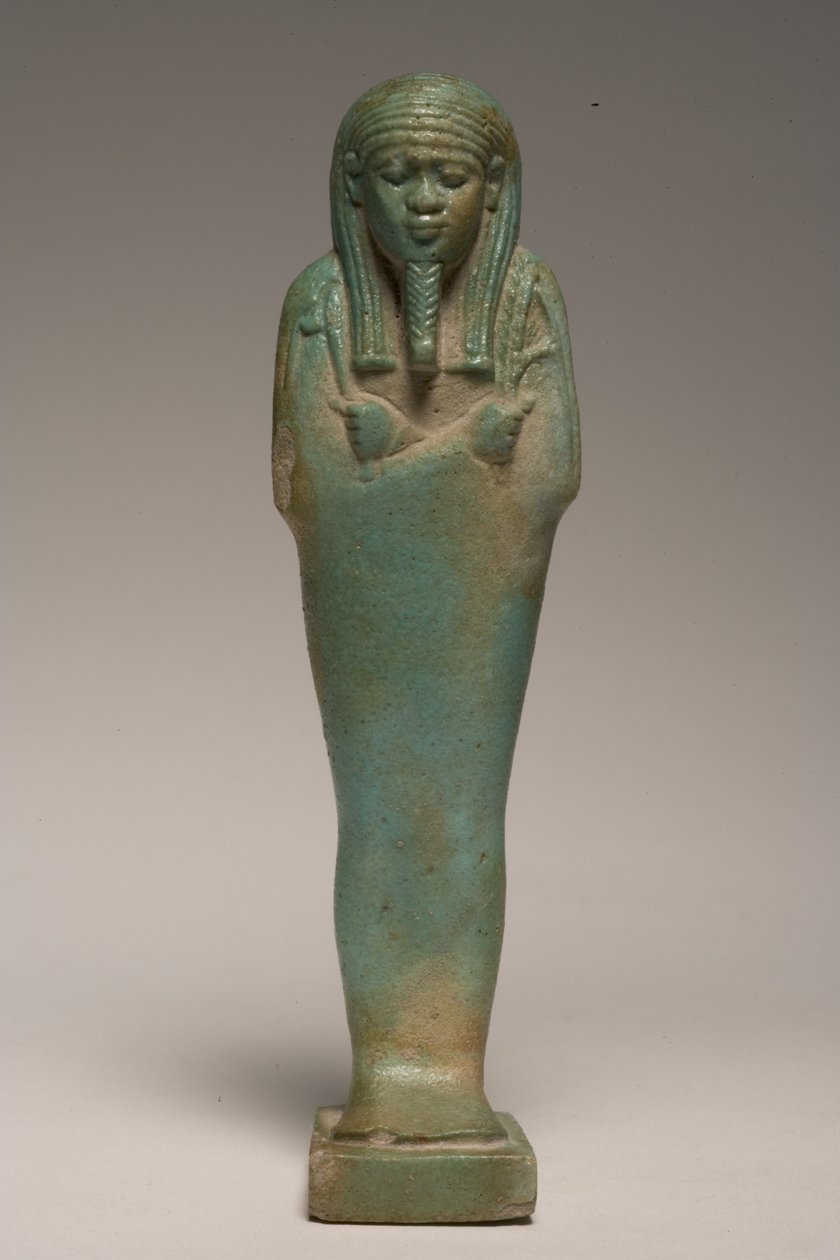 Padineith için Shabti figürü (fayans) (ayrıca bkz. 247997) by Late Period Egyptian