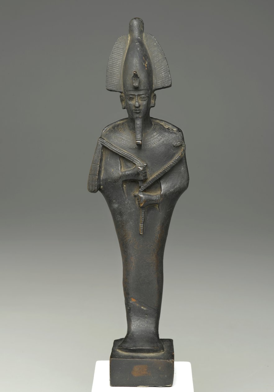 Ayakta duran mumya biçimli Osiris figürü, MÖ 664-332 (bronz) by Late Period Egyptian