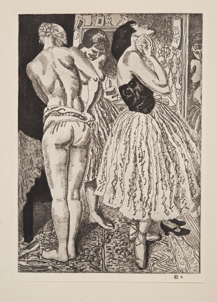Balenin Üç Güzeli, pub. 1927. by Laura Knight