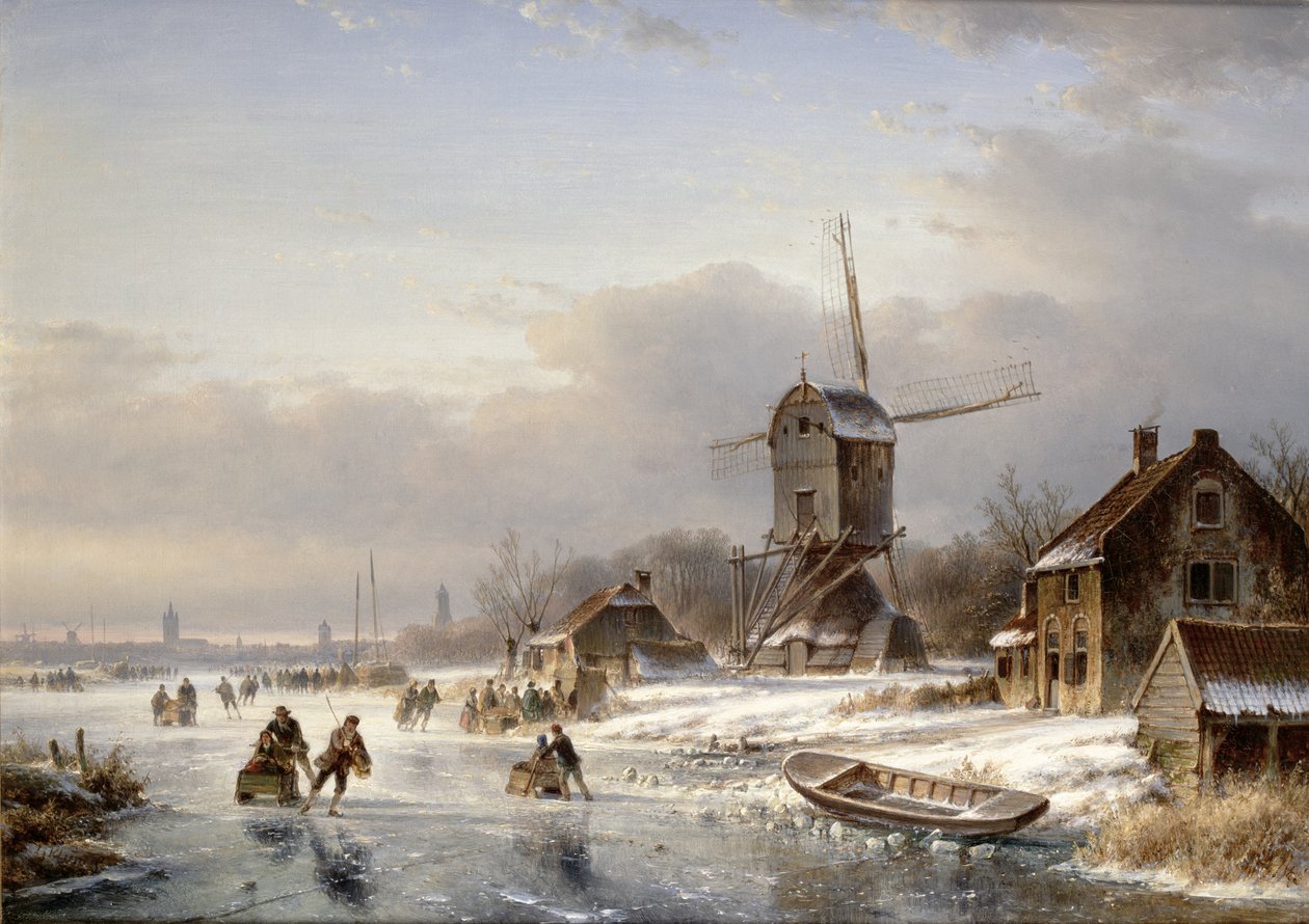 Bir Kış Manzarası by Laurens Johannes Kleijn