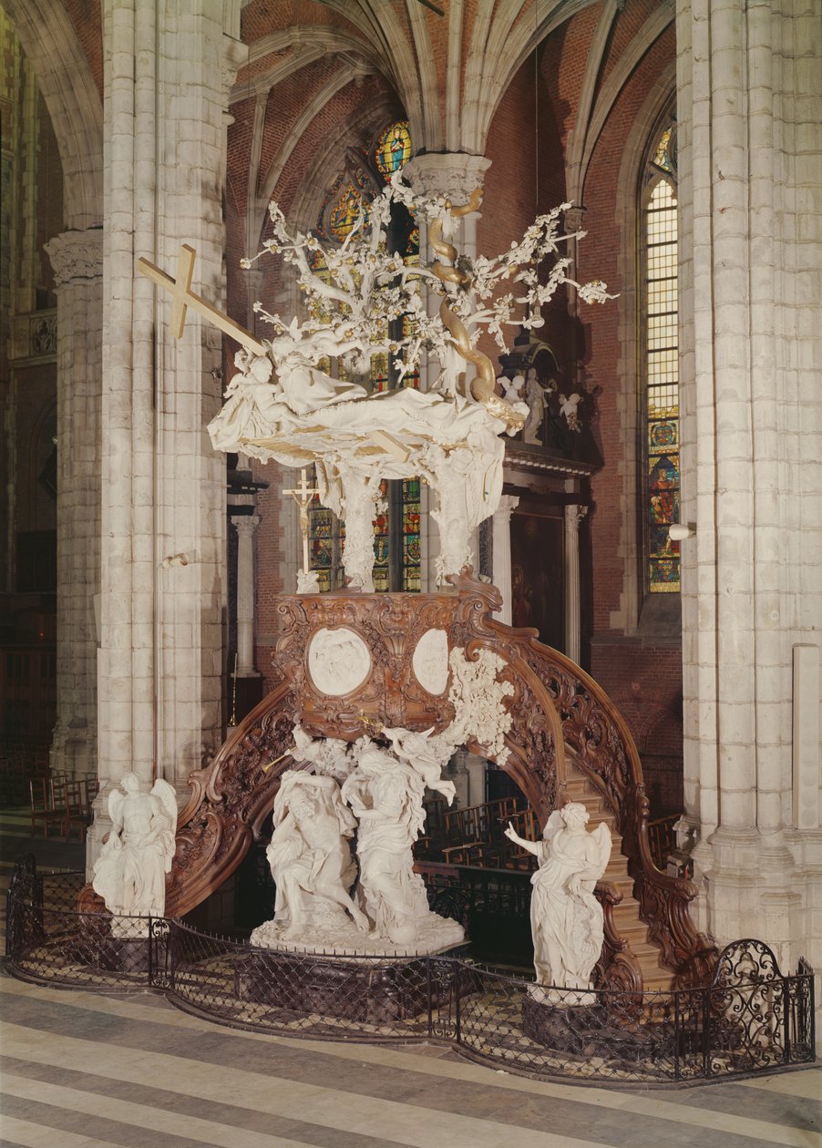 Minber, c.1741-45 (ahşap) by Laurent Delvaux