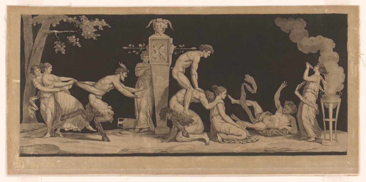 Bacchanaal (nesne üzerindeki başlık) by Laurent Guyot (attributed to)
