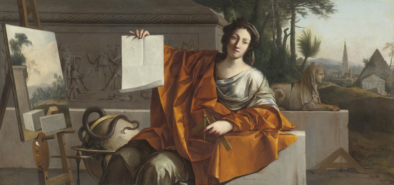 Geometri Alegorisi, 1649 by Laurent La Hyre de