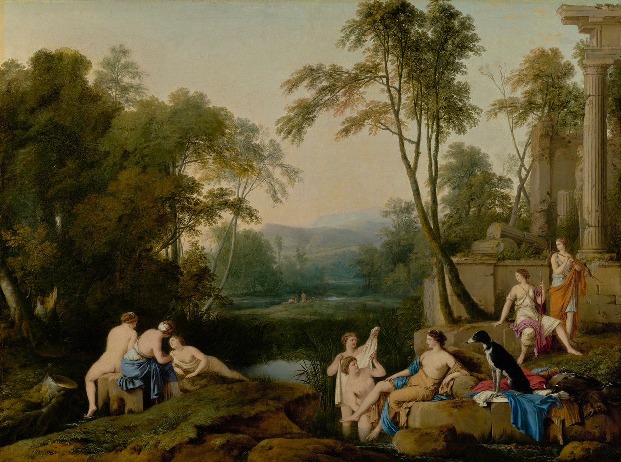 Bir Manzaradaki Diana ve Perileri, 1644 by Laurent de la Hyre