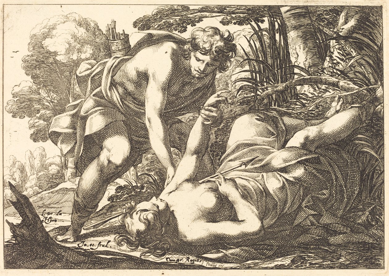 Cephalus ve Procris by Laurent de la Hyre