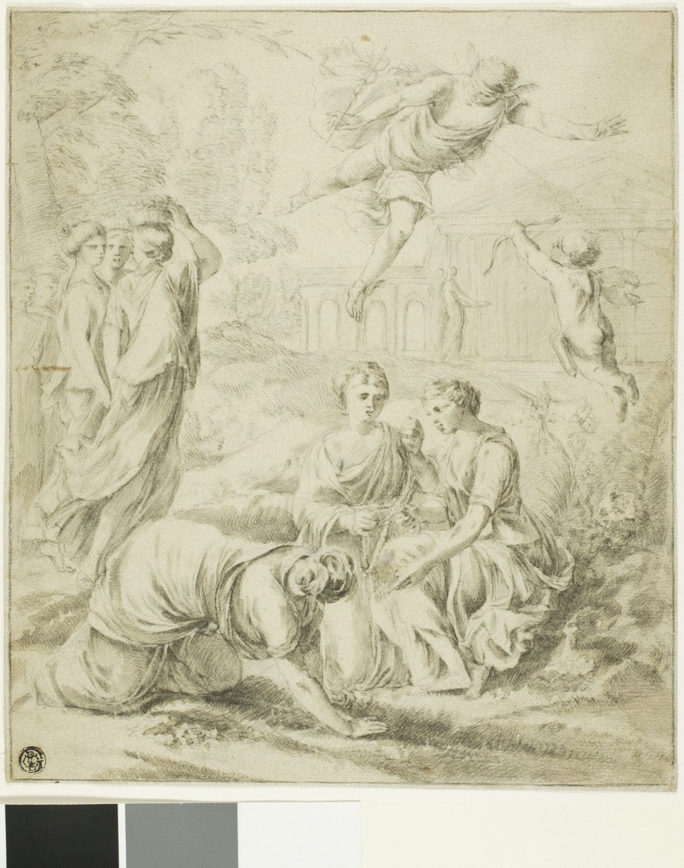 Merkür ve Herse için Çalışma by Laurent de la Hyre