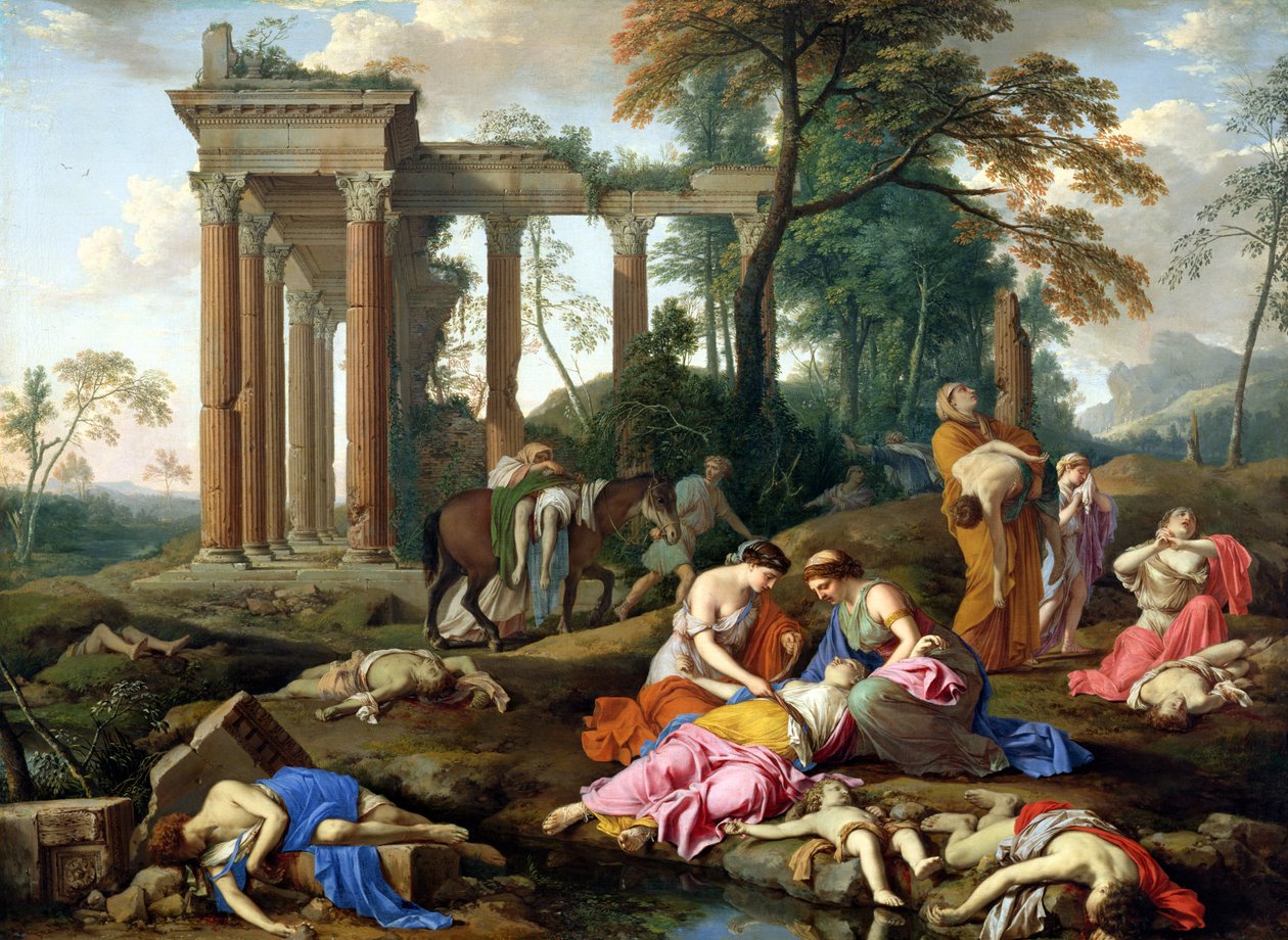 Beytel Çocuklarının Ölümü, 1653 by Laurent de la Hyre