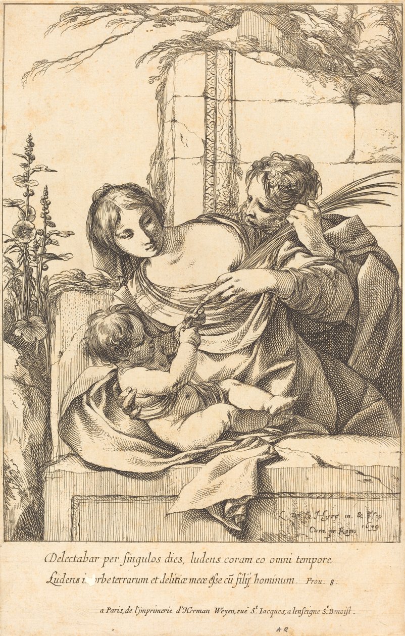 Kutsal Aile by Laurent de la Hyre