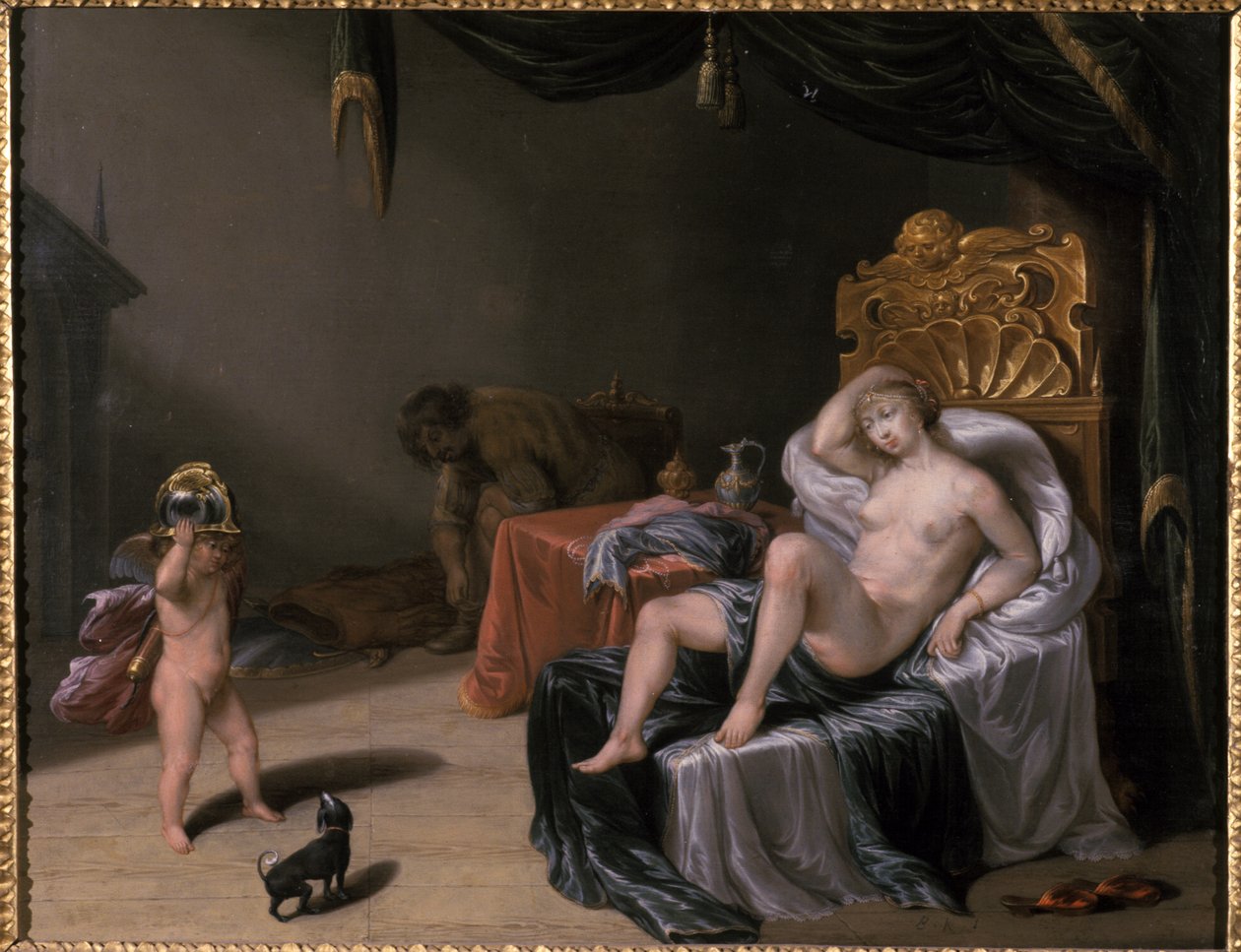 Cupid ile Mars ve Venüs by Laurentius de Neter