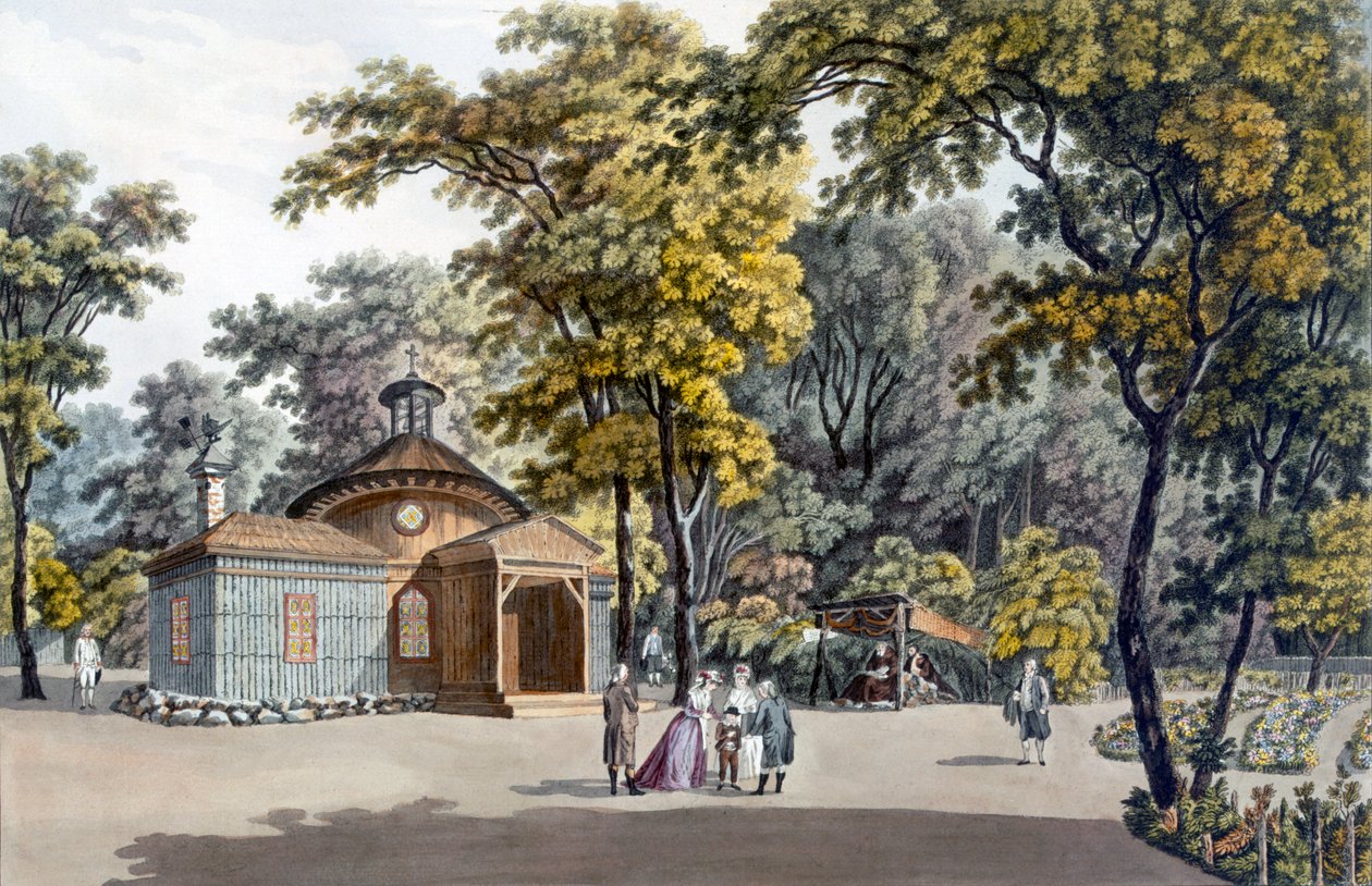Laxenbourg İmparatorluk Sarayı Bahçesindeki İnziva Yeri, Avusturya, c.1790 by Laurenz Janscha