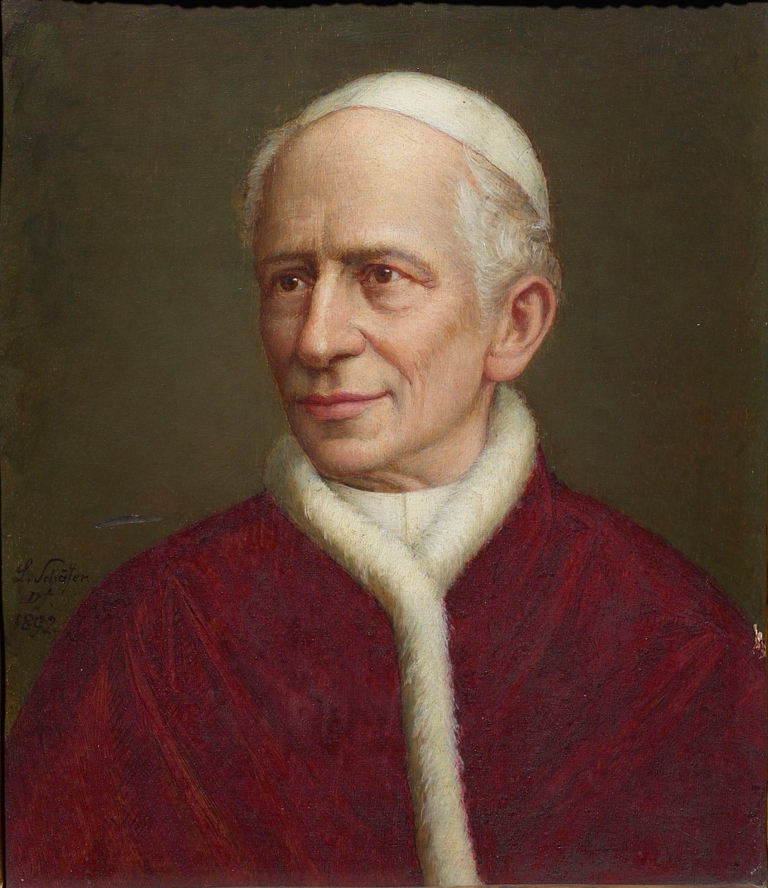 Papa Leo XIII 1810-1903, 1892 portresi. by Laurenz Schäfer