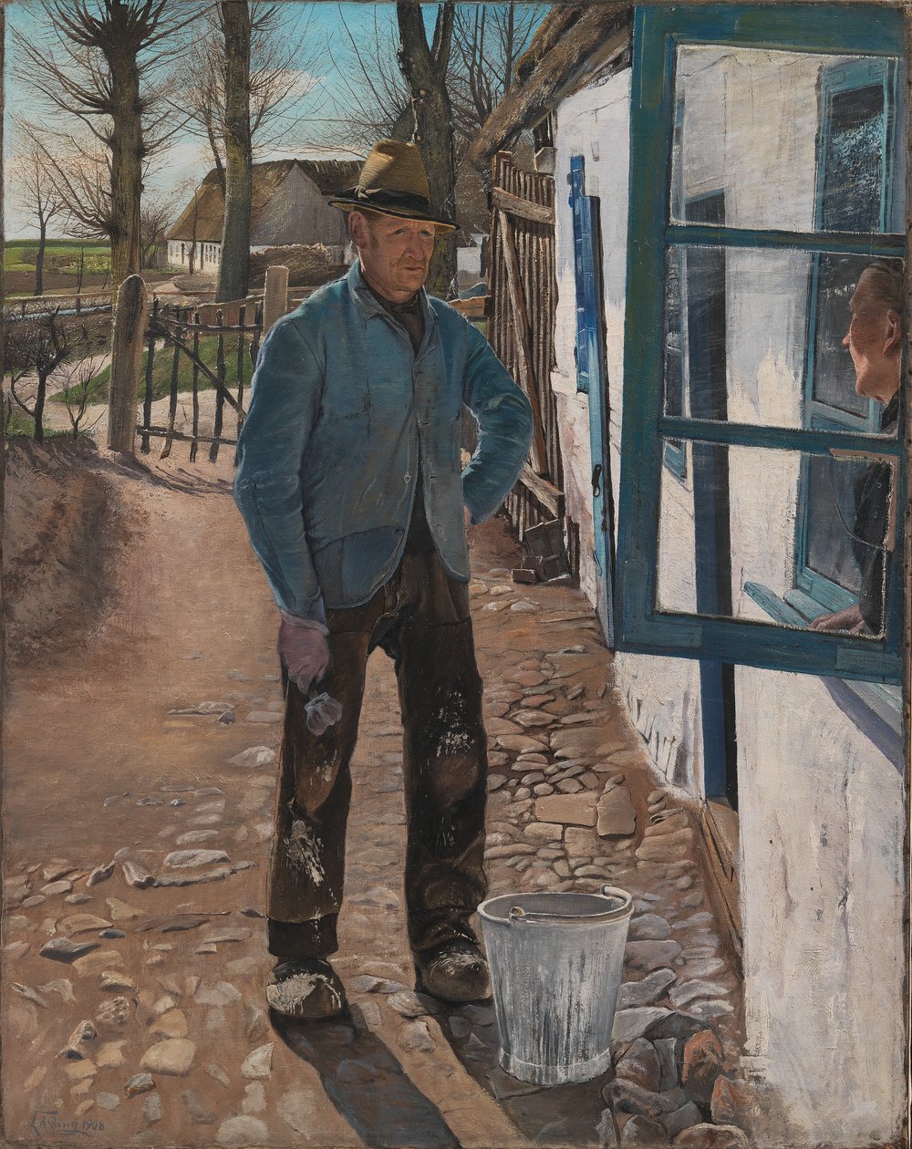Eski Evi Badanalamak, 1908 by Laurits Andersen Ring
