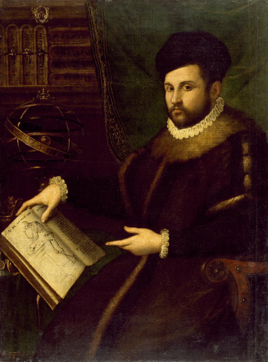 İtalyan hekim ve doktor Girolamo Mercuriali by Lavinia Fontana