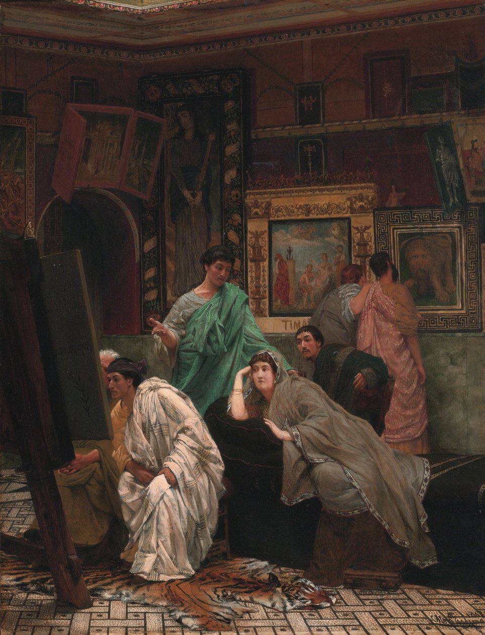 Augustus Zamanında Bir Resim Koleksiyonu by Lawrence Alma Tadema