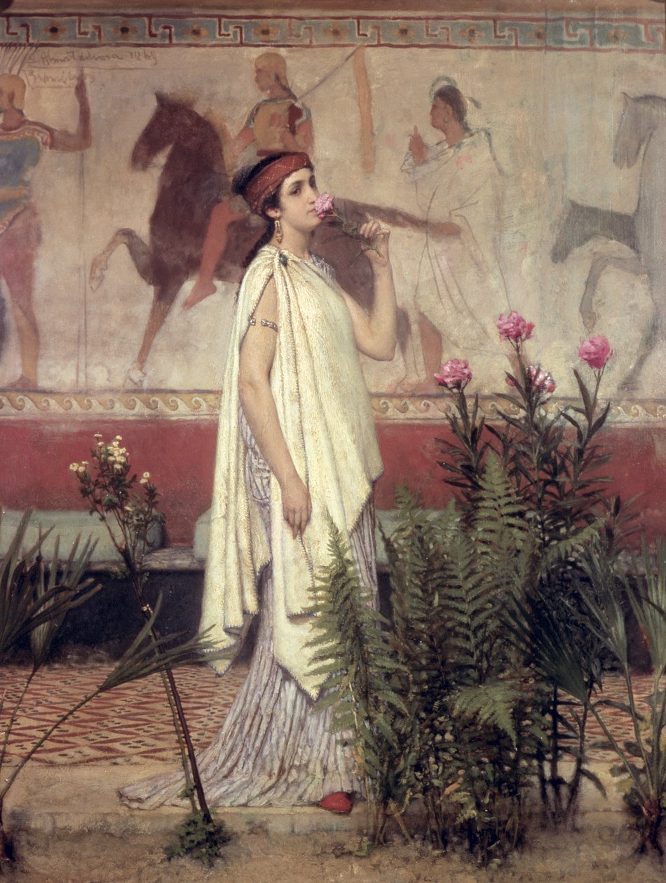 Bir Yunan Kadını, 1869 by Lawrence Alma Tadema