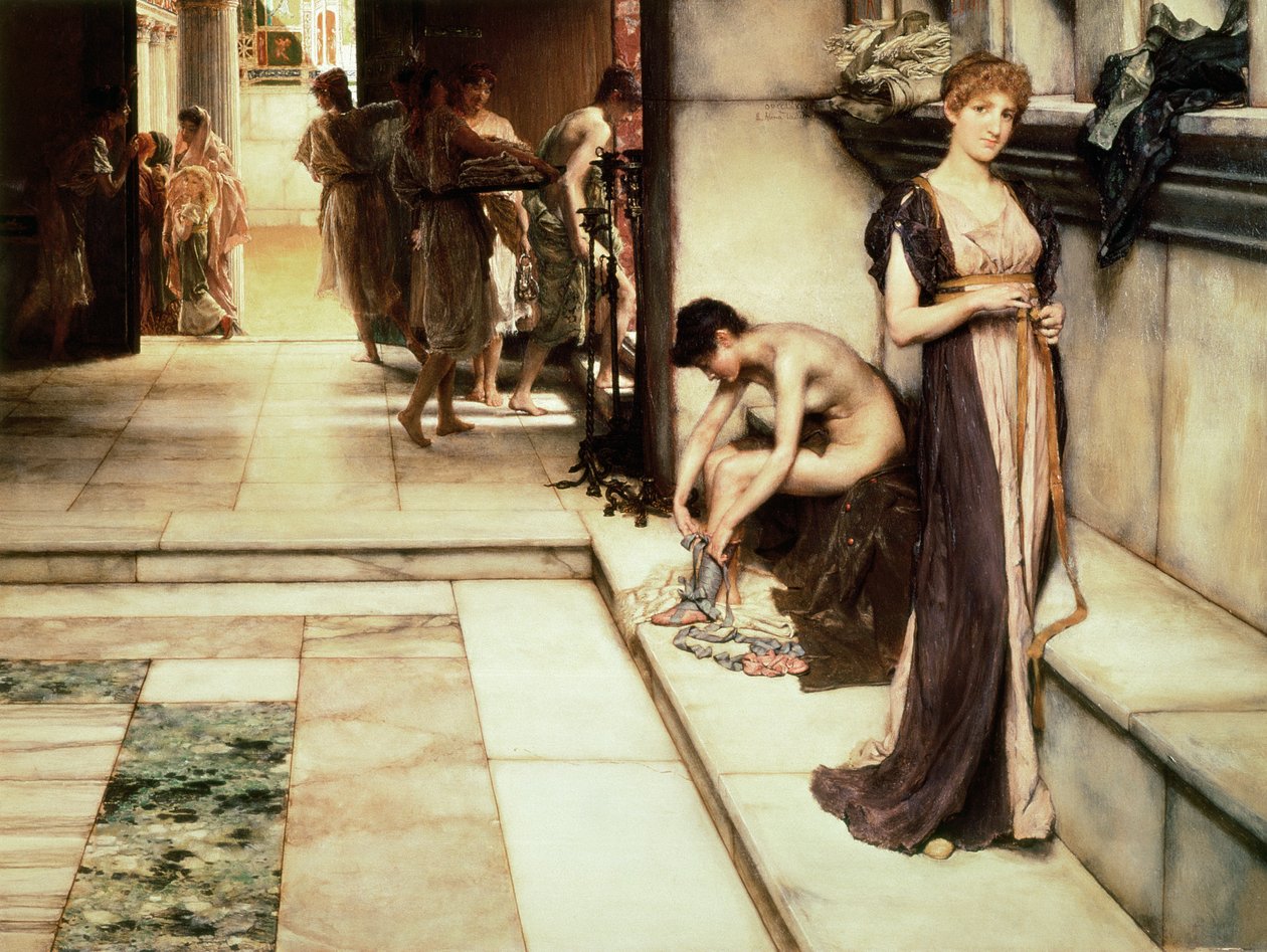 Soyunma Odası, 1886 by Lawrence Alma Tadema