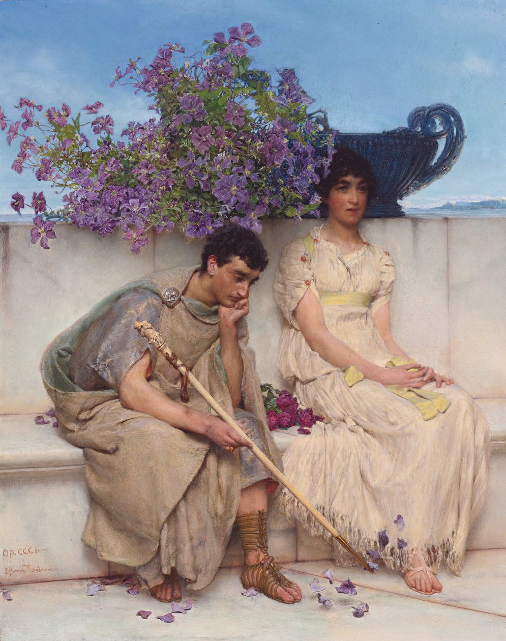 anlamlı bir sessizlik by Lawrence Alma Tadema