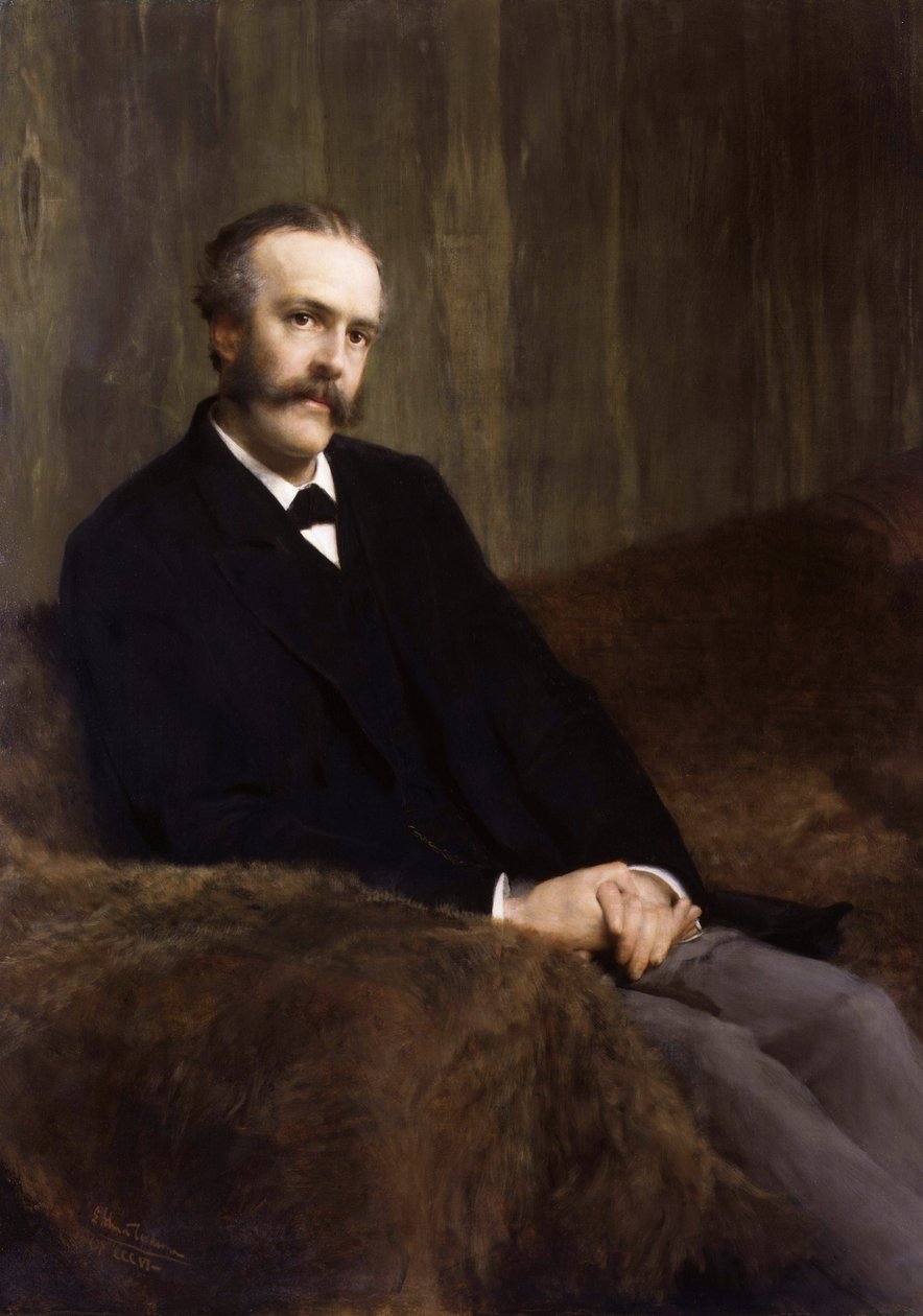 Arthur James Balfour by Lawrence Alma Tadema