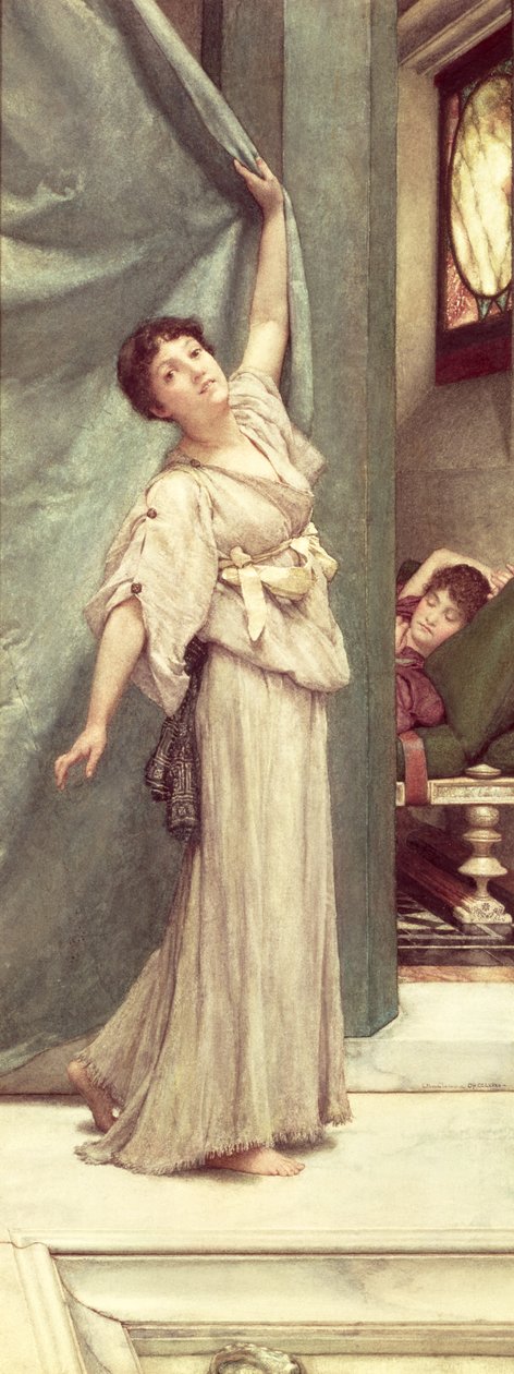 öğle uykusu by Lawrence Alma Tadema