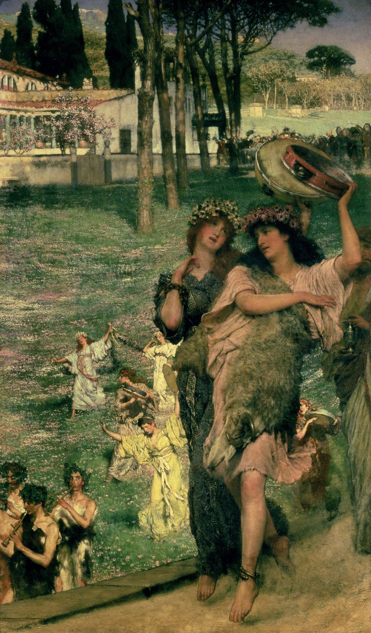 Ceres Tapınağı Yolunda: Bir Bahar Şenliği, 1879 by Lawrence Alma Tadema