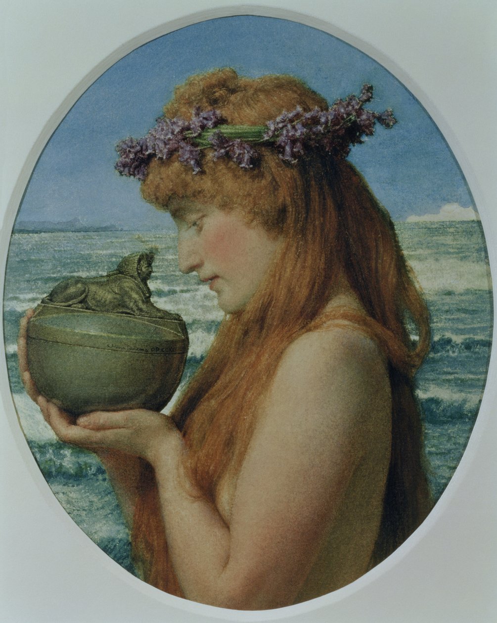 Pandora, 1881  by Lawrence Alma Tadema