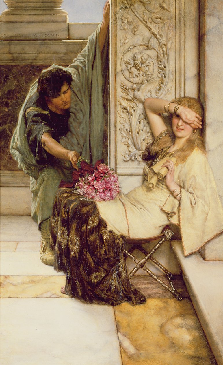 Shy  (see also 15065) by Lawrence Alma Tadema