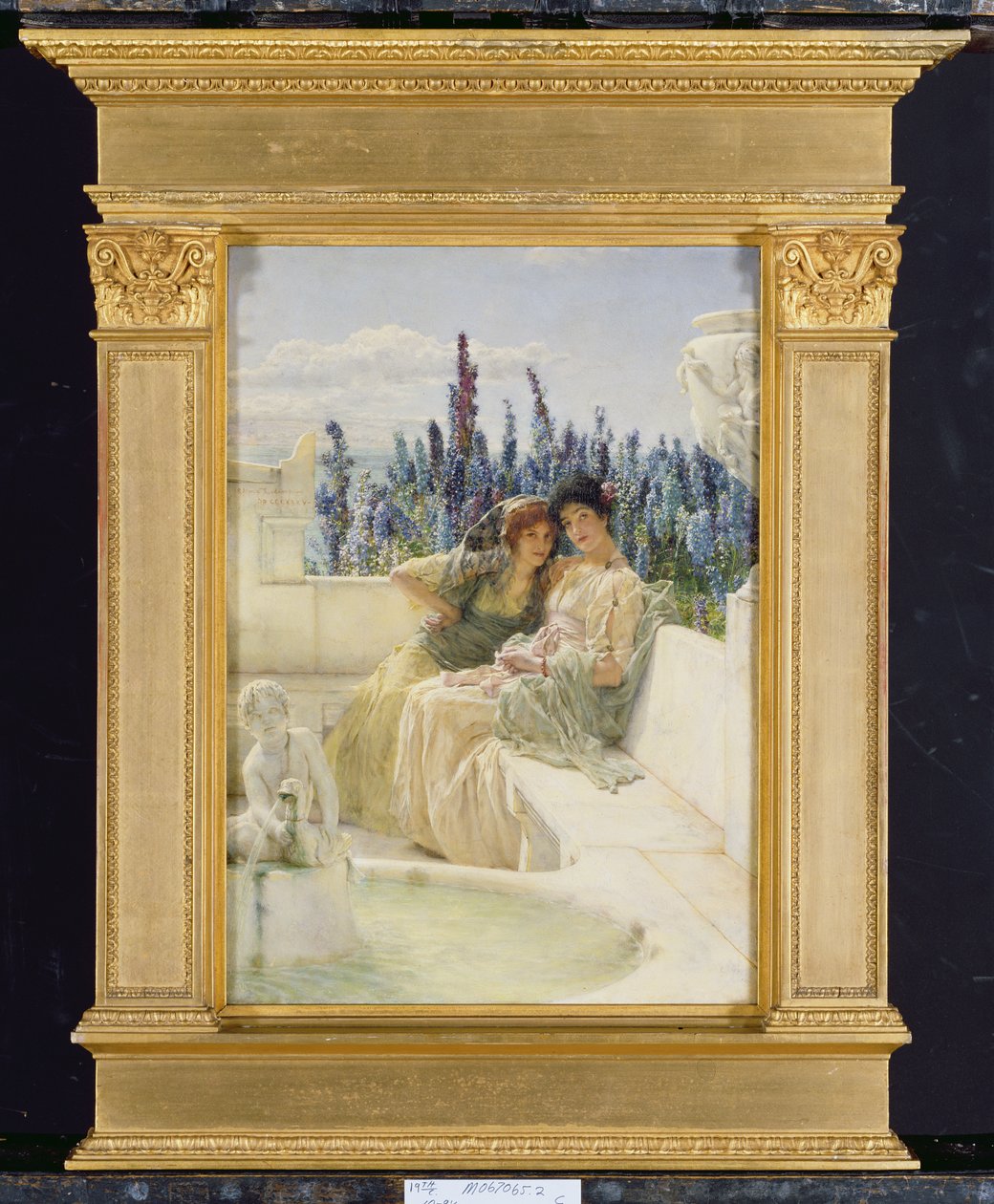 Fısıldayan Öğlen, 1896 (ayrıca bkz. 15061) by Lawrence Alma Tadema