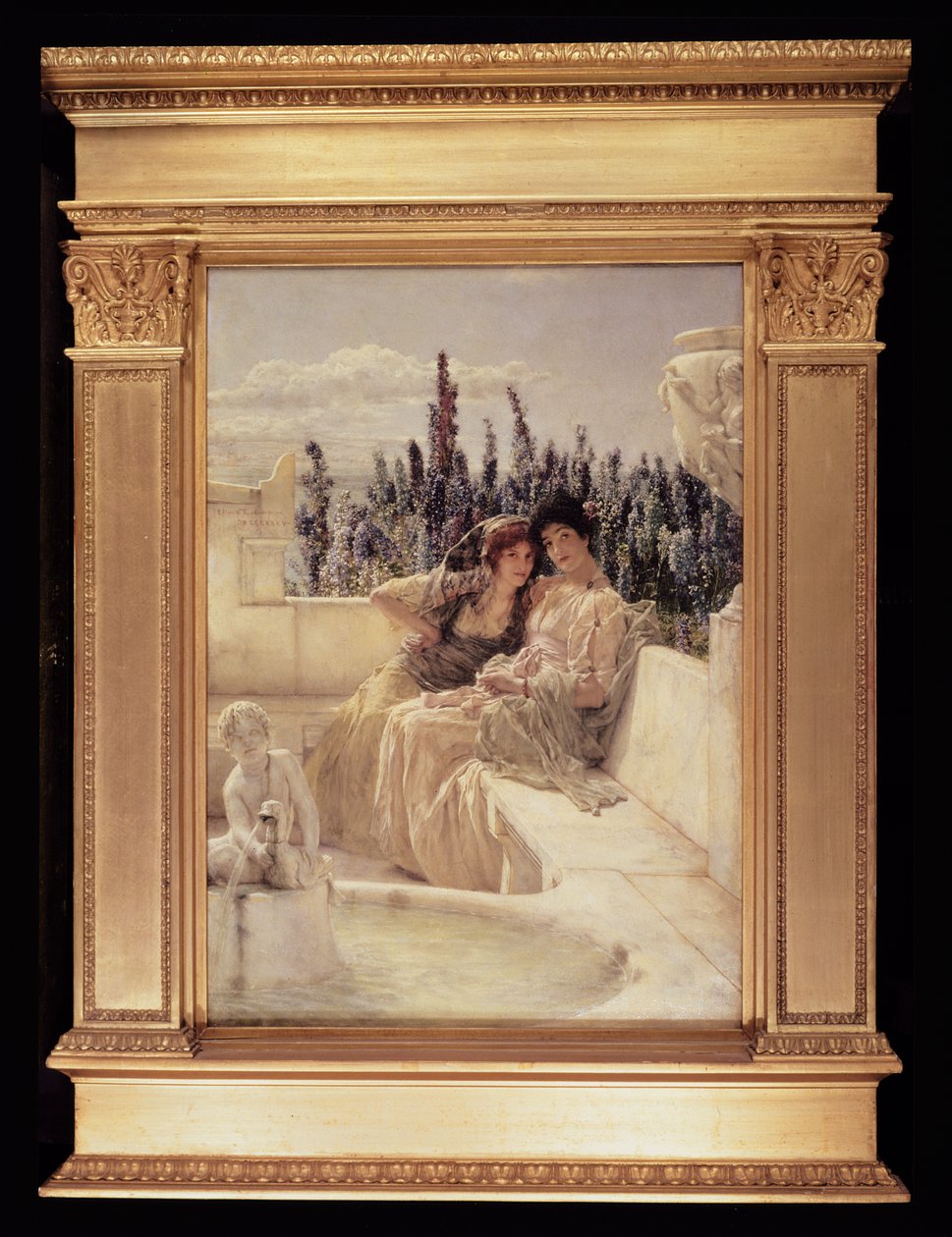 Fısıldayan Öğlen, 1896 (ayrıca bkz. 198374) by Lawrence Alma Tadema