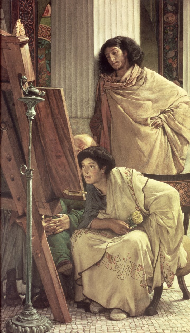 A Visit to the Studio, 1873  by Lawrence Alma Tadema