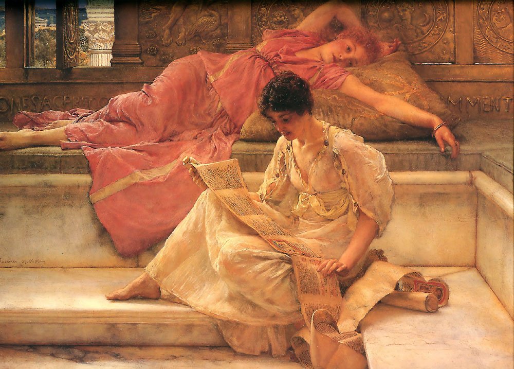 Favori Şair by Lawrence Alma Tadema