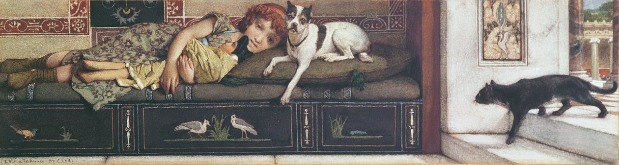 İyi arkadaşlar by Lawrence Alma Tadema