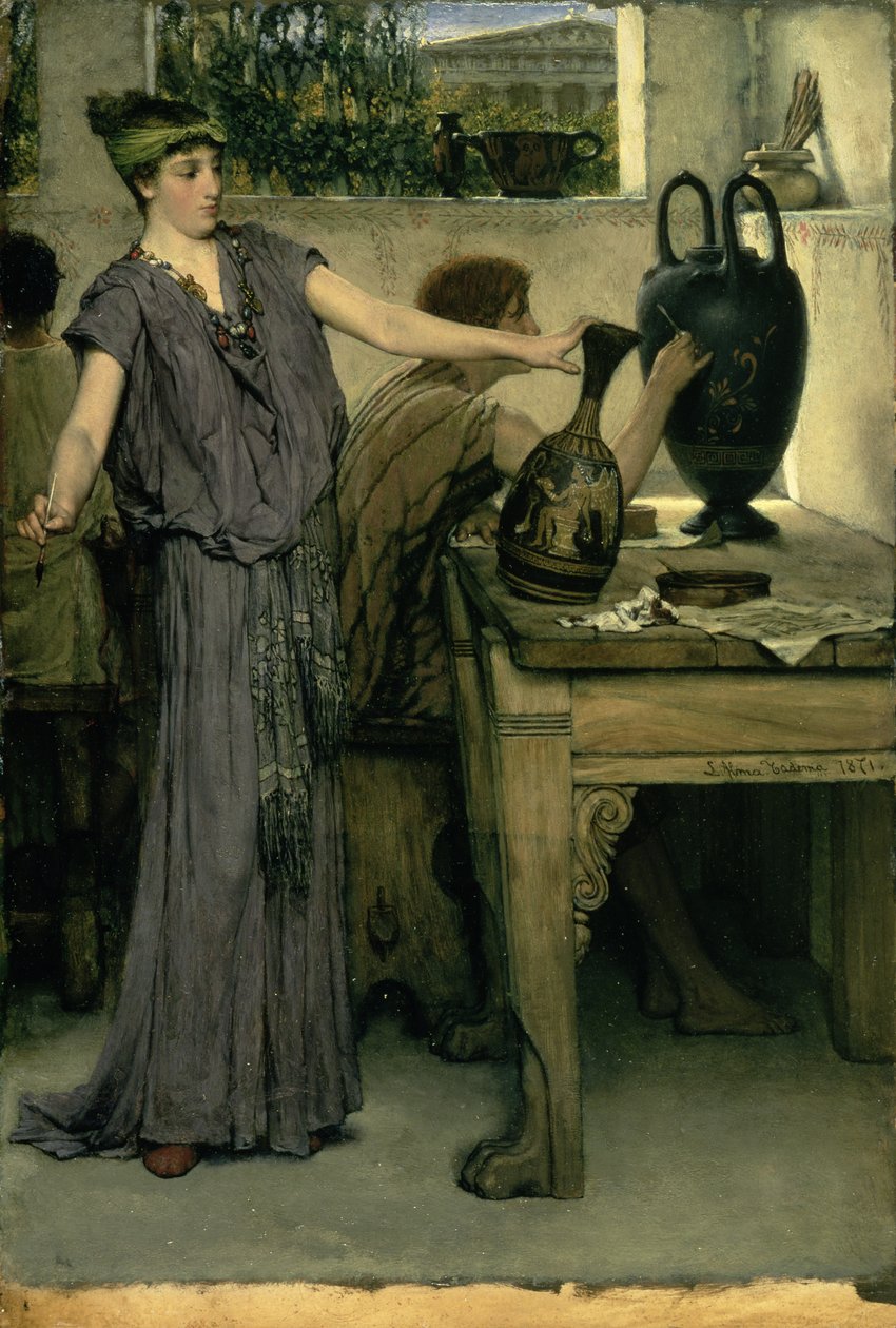 Etrüsk Vazo Ressamları by Lawrence Alma Tadema