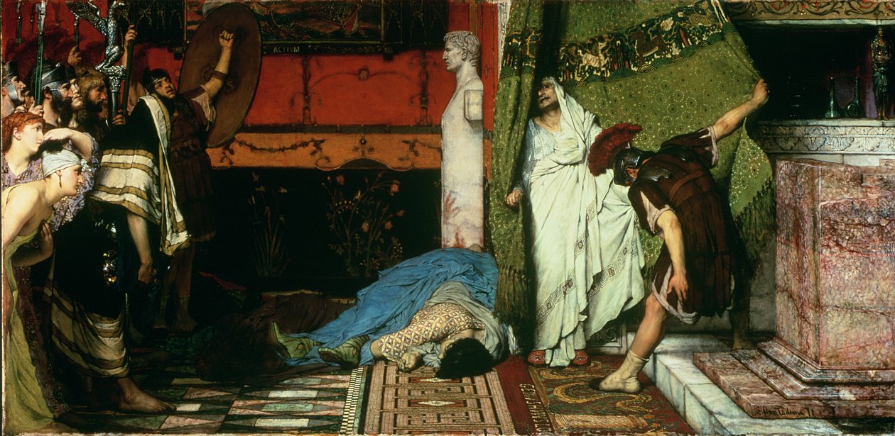 Bir Roma İmparatoru, MS 41 - Claudius by Lawrence Alma Tadema