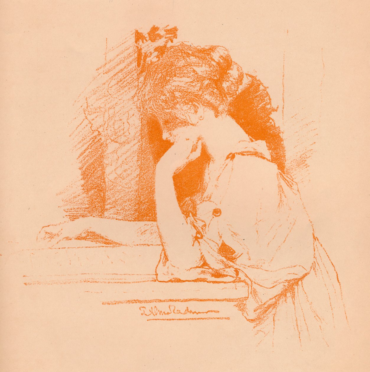 Bir Kızın Kroki, c1885, 1896 by Lawrence Alma Tadema
