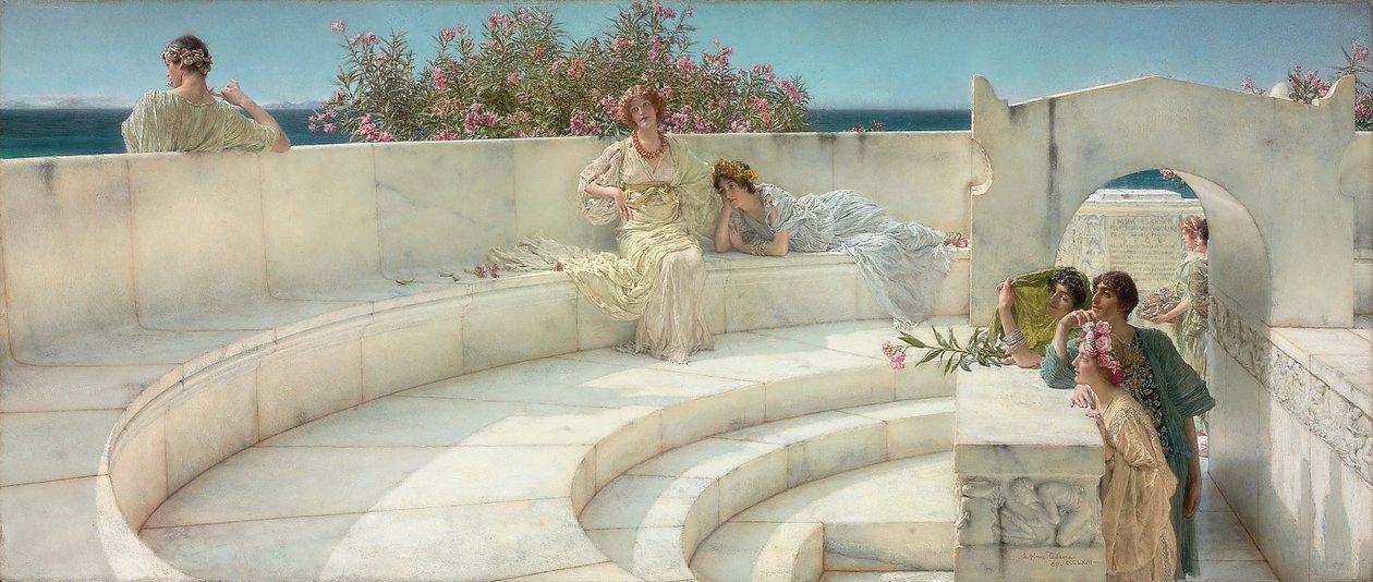Mavi İyon Havasının Çatısı Altında, 1901 by Lawrence Alma Tadema