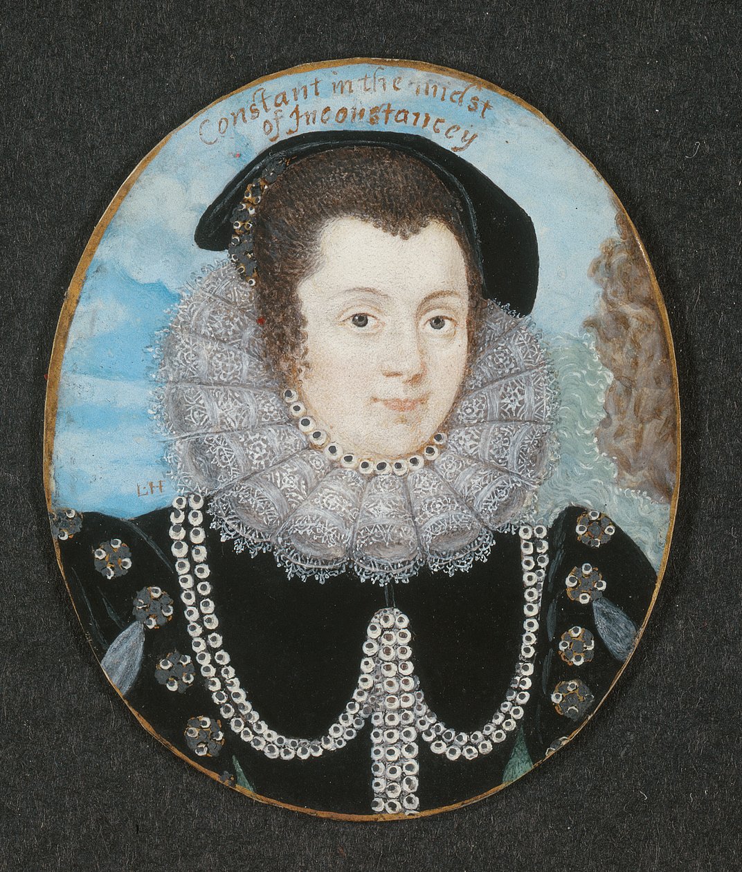 Margaret Clifford (c.1560-1616) Cumberland Kontesi by Lawrence Hilliard