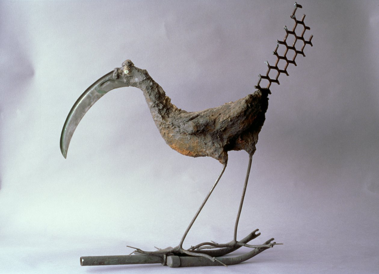 The Curlew, 1996 (metal ve polyester) by Lawrie Simonson