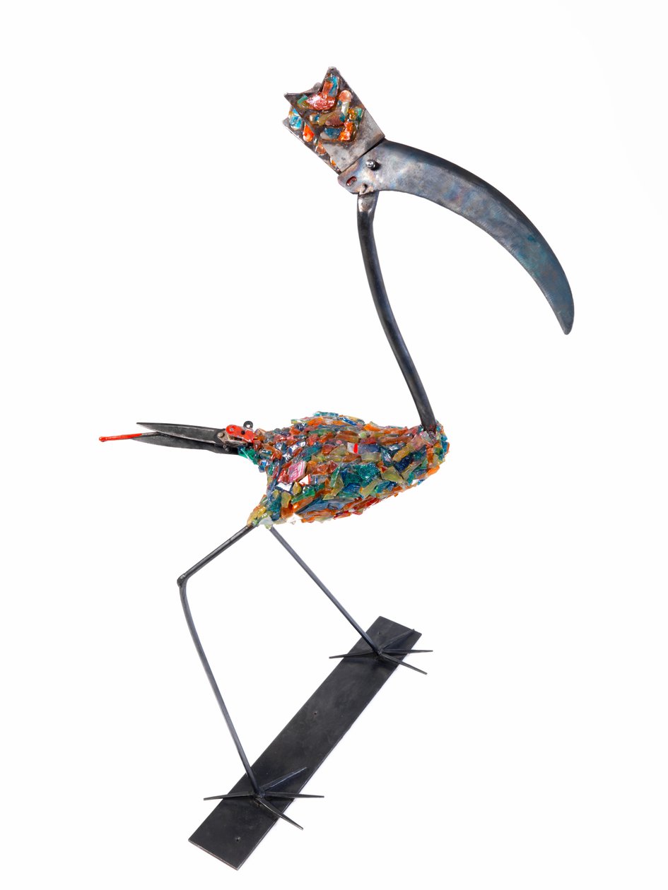 Leylek, 2009 (metal) by Lawrie Simonson