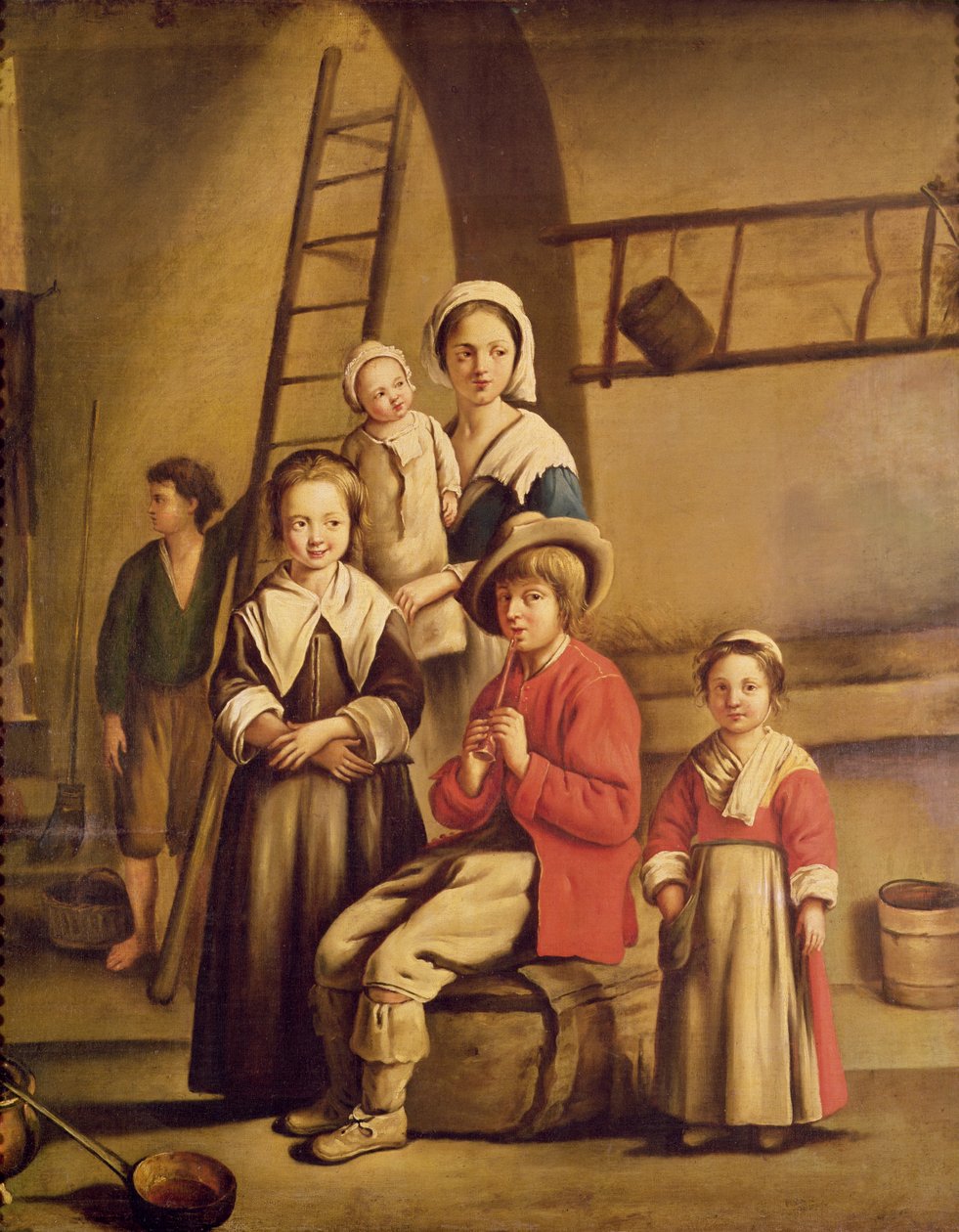 Bir Ahırın İçi by Le Nain Brothers