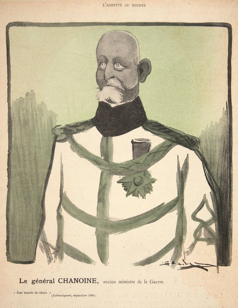 General Chanoine, eski Savaş Bakanı, 