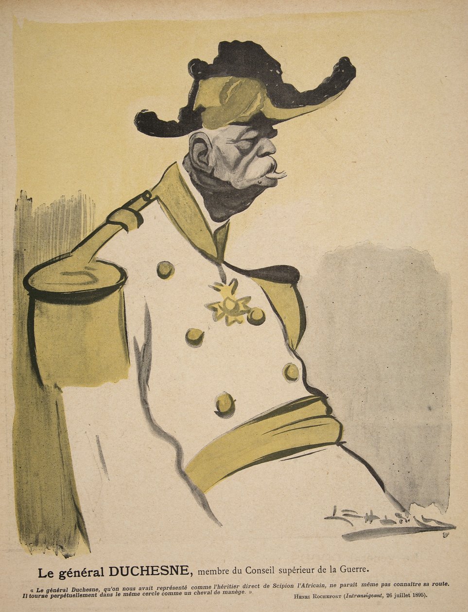 General Duchesne, Savaş Konseyi üyesi, 