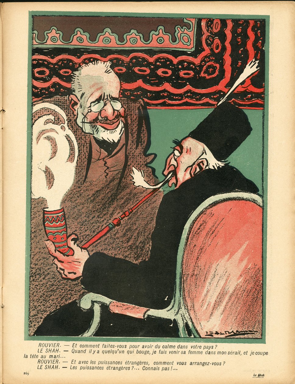 Tereyağı Tabağı, numara 225, satirik renkli by Leal de Camara