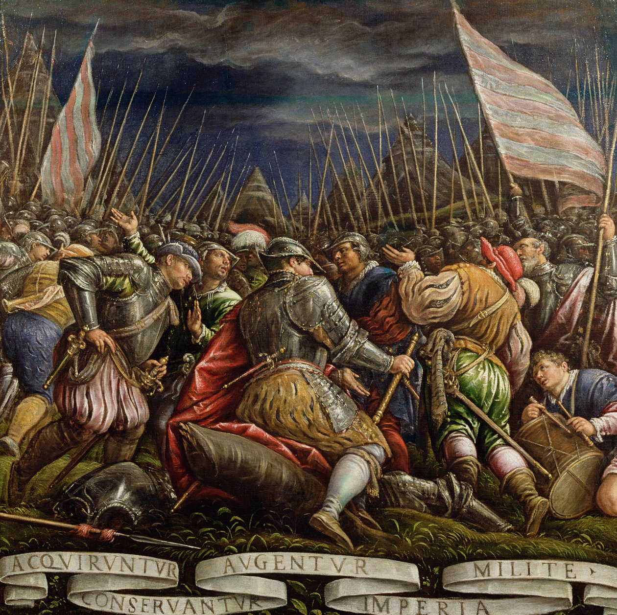 Bir Savaş Konseyi by Leandro da Ponte Bassano