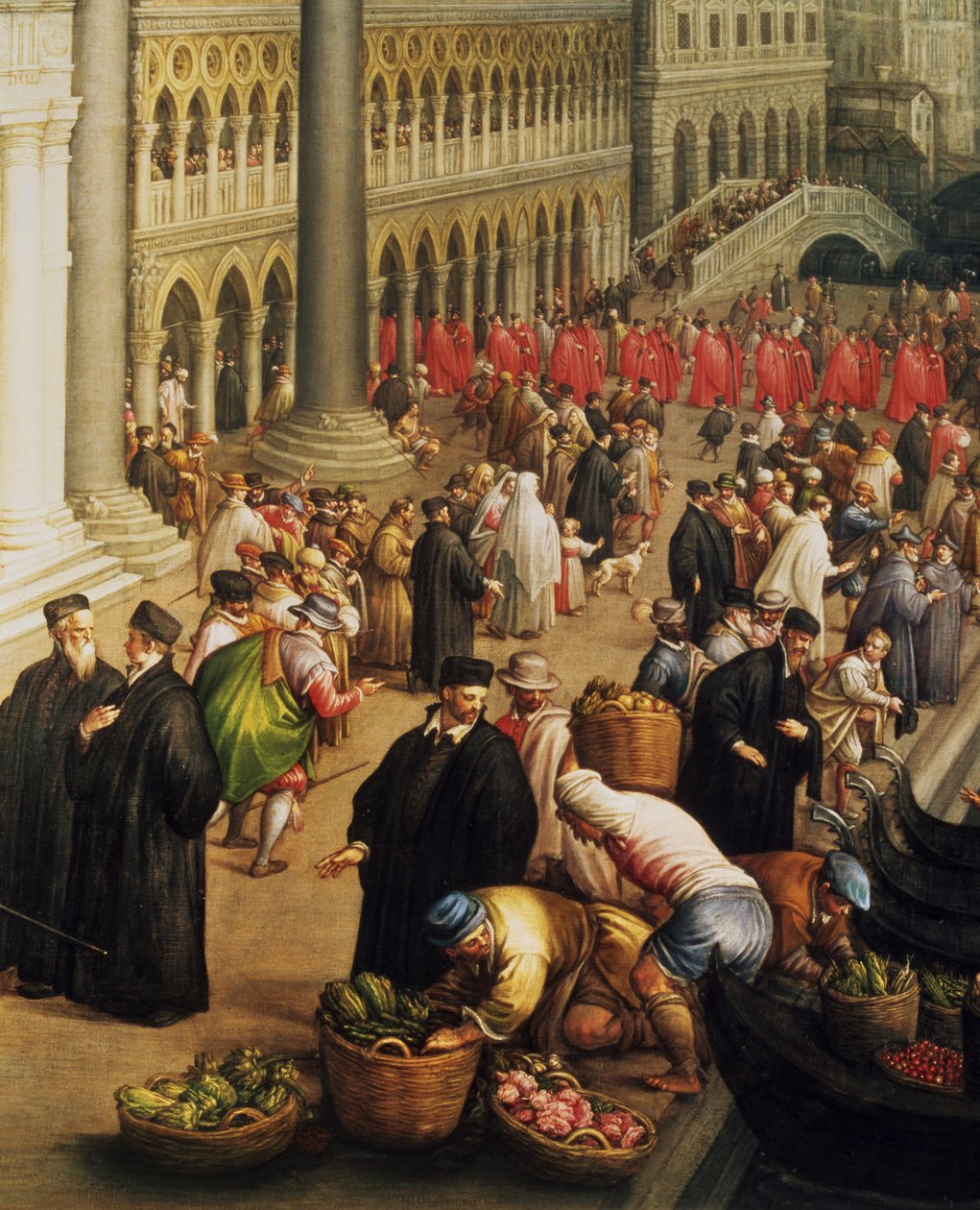 Riva degli Schiavoni, Venedik by Leandro da Ponte Bassano