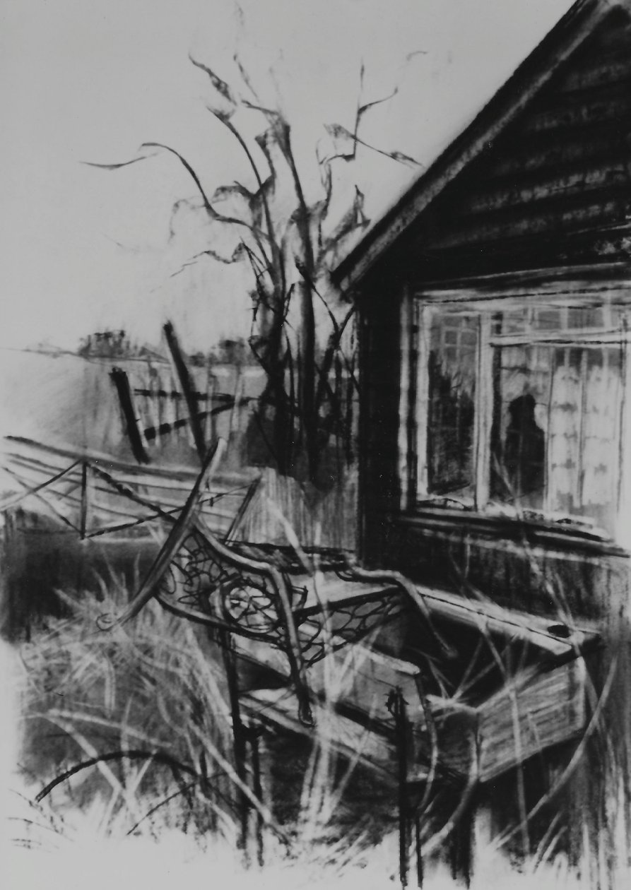 Unutulmamış, 1998 (kağıt üzerinde karakalem) by Lee Campbell