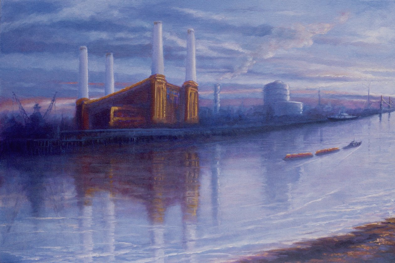 Eski Zafer, 1999 Battersea Elektrik Santrali, Thames by Lee Campbell
