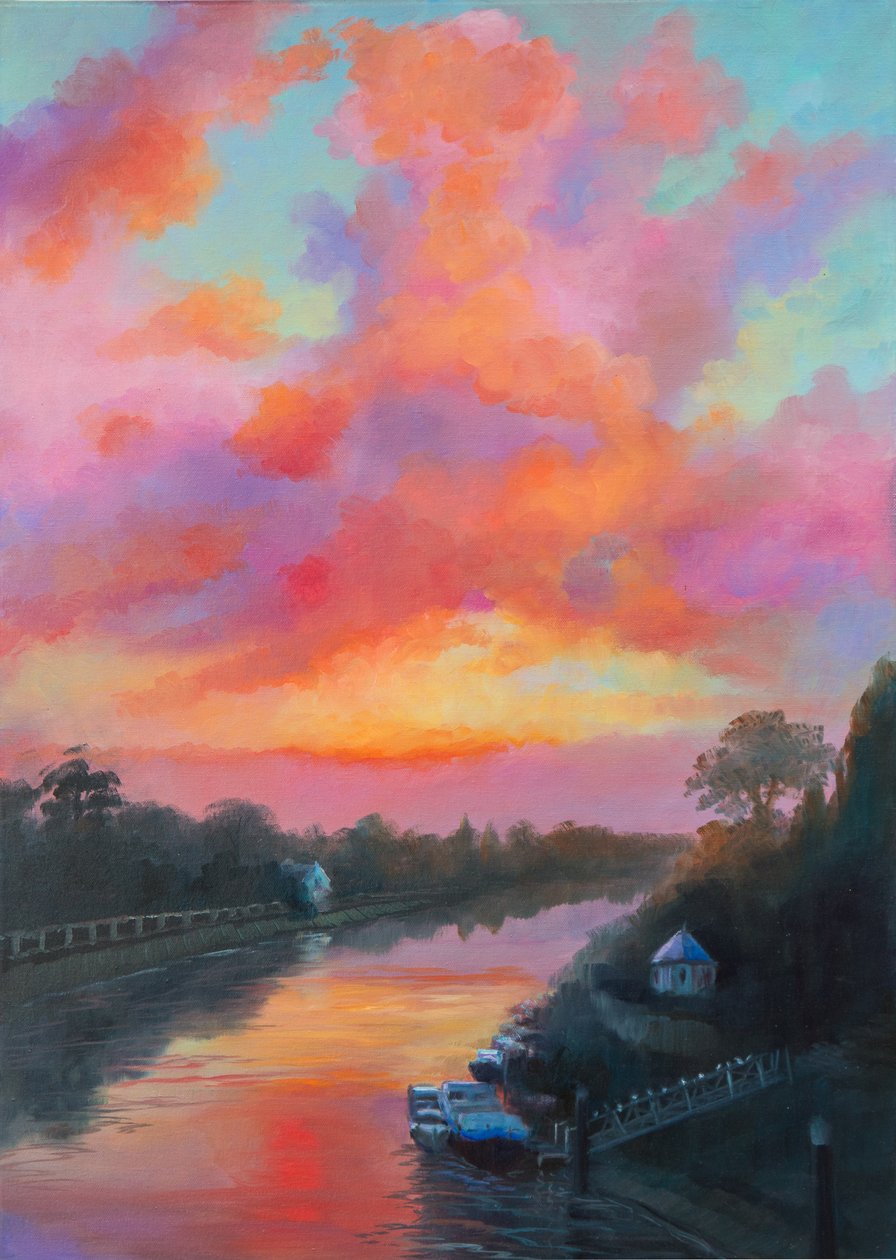 Pastel Gün Doğumu, 2017, by Lee Campbell