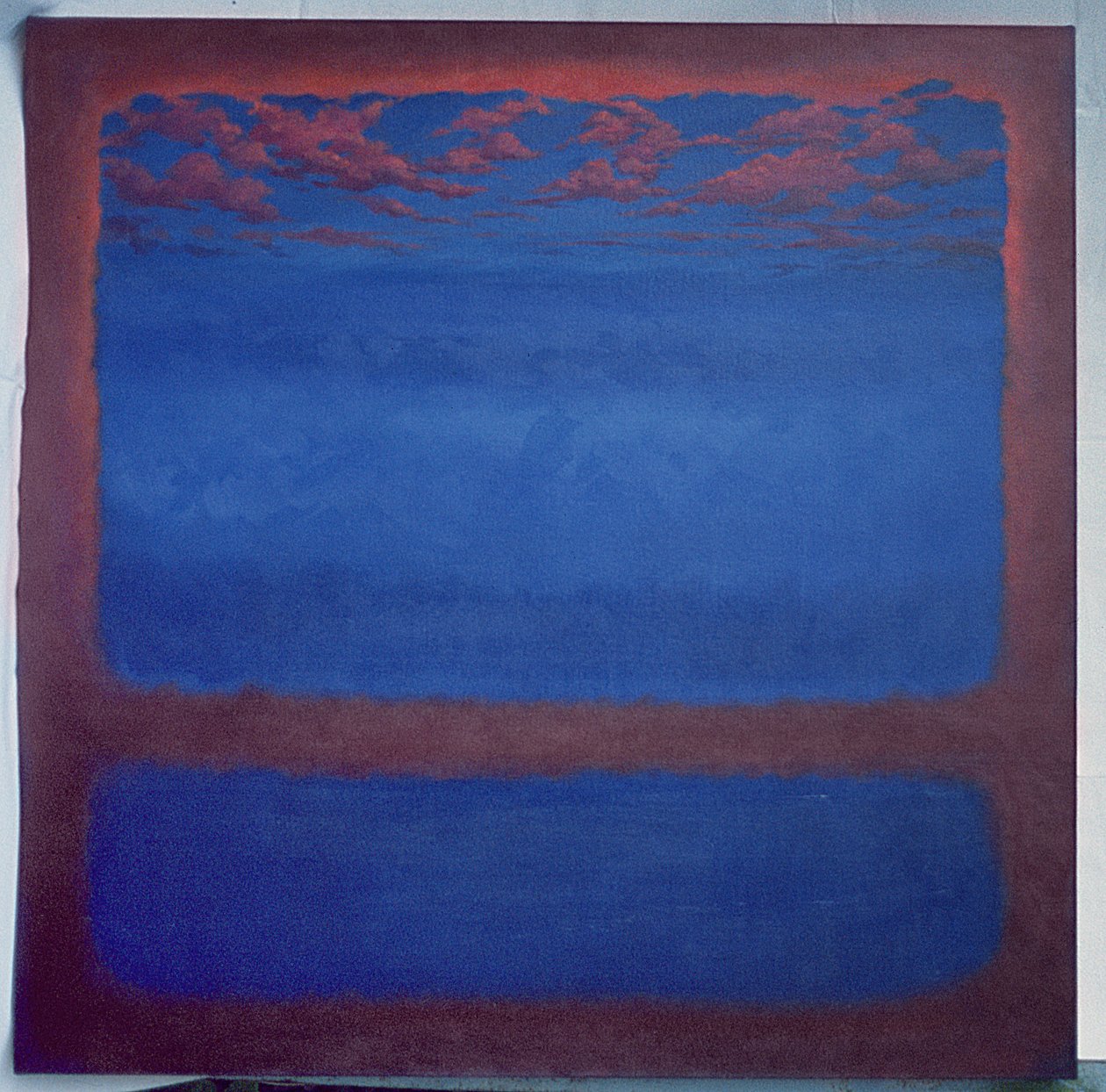 Ultramarine, 2001 Soyut mavi by Lee Campbell