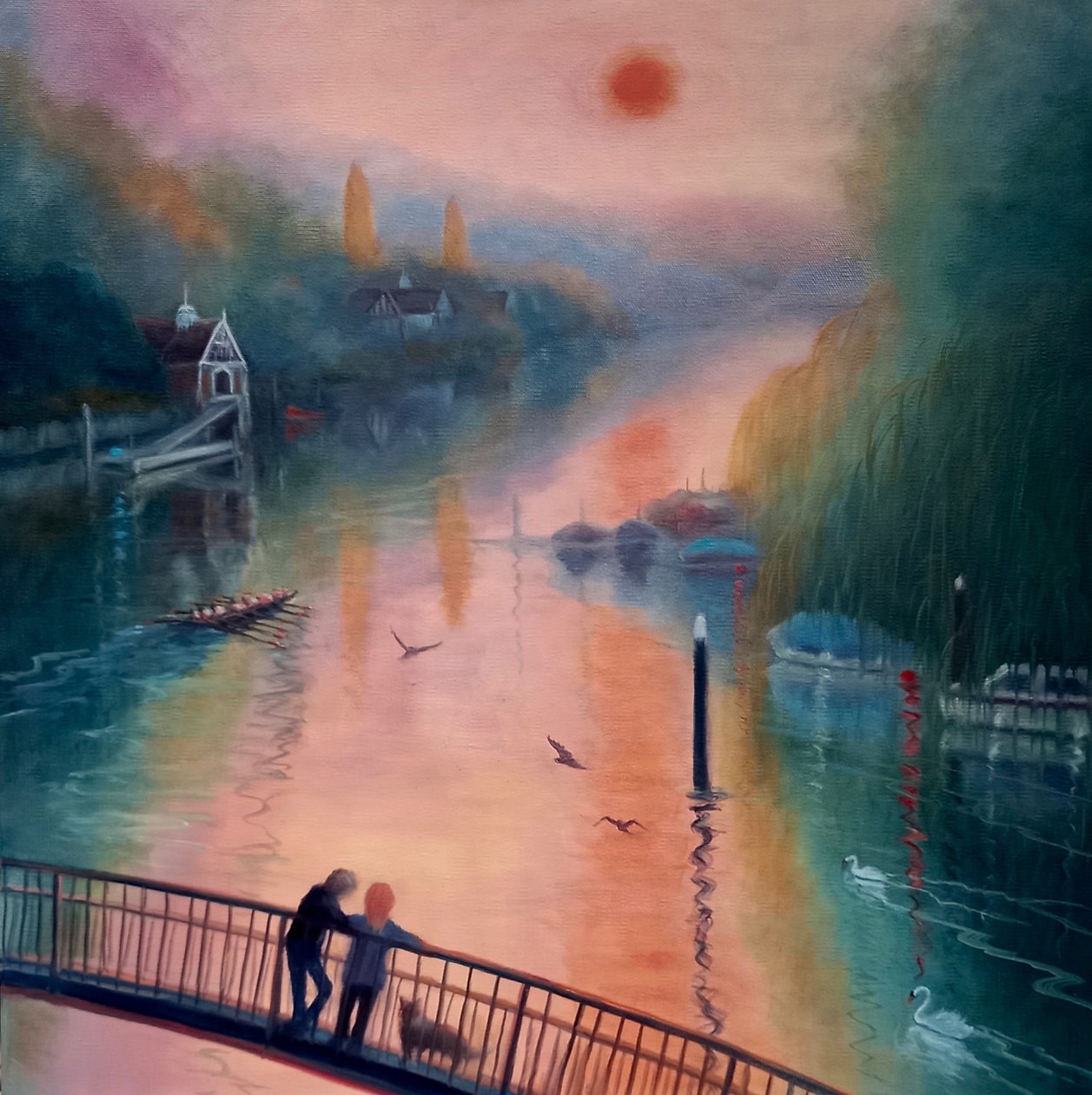Yaz Sabahı, Eel Pie Adası, Twickenham, 2021 by Lee Campbell